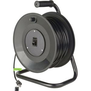 Data cable reel - LCIMKR-12-328-TEL - lightcast - retractable / open / transportable