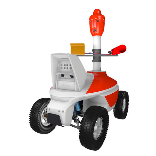 Mobile surveillance robot - S4 series - SMP Robotics Systems Corp. - exterior / for bird control