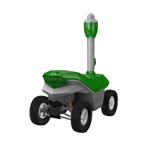Mobile surveillance robot - PROMPT - SMP Robotics Systems Corp. - exterior / with acoustic device