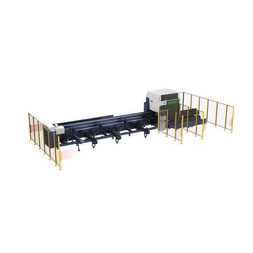 Fiber laser cutting machine - R2 - HSG LASER CO.,LTD - for metal / tube / automated loading/unloading