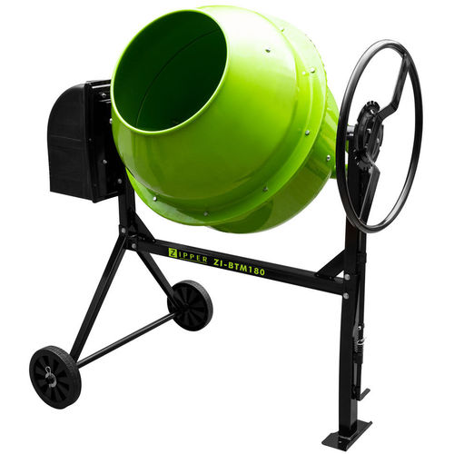 Electric concrete mixer - ZI-BTM180 - Zipper Maschinen - stationary / reversing drum