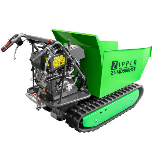 Crawler mini dumper - ZI-MD500HST - Zipper Maschinen - combustion engine / front-loading