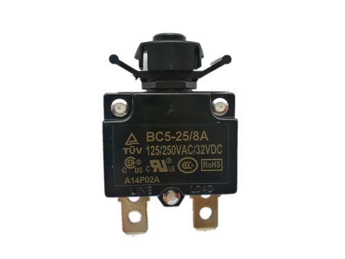 Thermal circuit breaker - BC5-25 8A - ZHEJIANG BSB ELECTRICAL APPLIANCES CO.,LTD - manual reset / distribution / generator