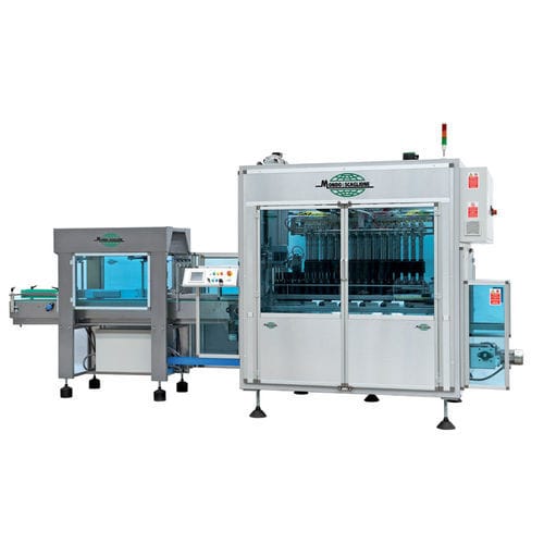 Horizontal case packer - M.I. series - Mondo e Scaglione - vertical / automatic / bottle