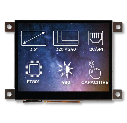 TFT display module - RVT3.5B320240CFWC81 - Riverdi - capacitive touch ...