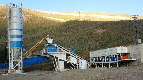 Mobile concrete batching plant - MVS-100ML - MVS Proje - special