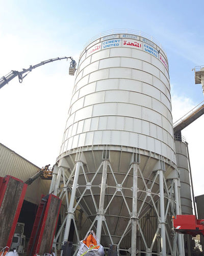Bolted silo - MVS Proje - welded / cement / for powders