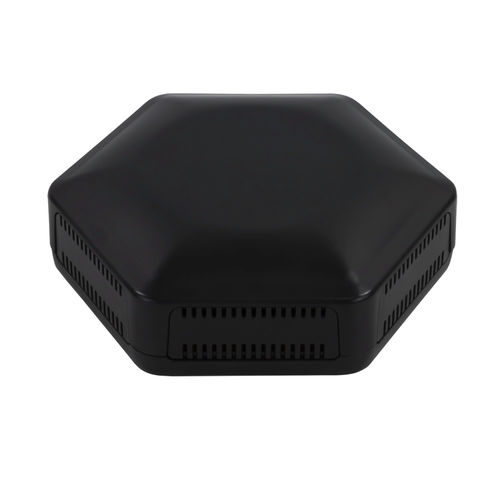 Ventilated enclosure - CBHEX1-06-BK - CamdenBoss Ltd - wall-mount / desktop / panel