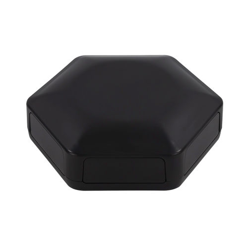 Hexagonal enclosure - CBHEX1-60-BK - CamdenBoss Ltd - wall-mount / desktop / panel