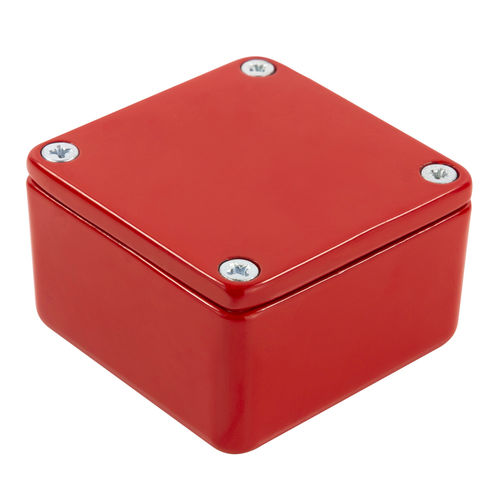Die-cast enclosure - RTM5001/11-RED - 5000 Series - CamdenBoss Ltd - built-in / square / aluminium