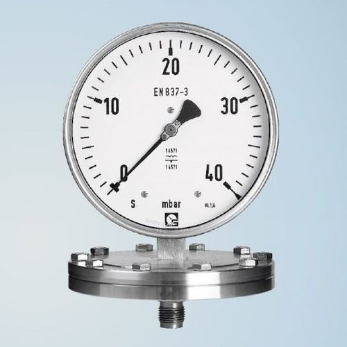 Dial pressure gauge - PKU 160 - Schmierer GmbH - threaded / flange / built-in