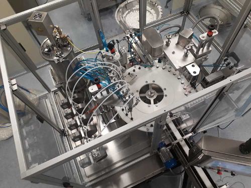 Bottle top filler and capper - ALBA SRT32 - SAMAS ITALY - rotary / monobloc / for pharmaceutical products