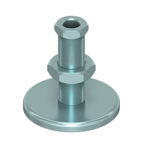 Machine foot - 126 series - Martin Levelling Components - galvanised steel / zinc-coated steel / leveling
