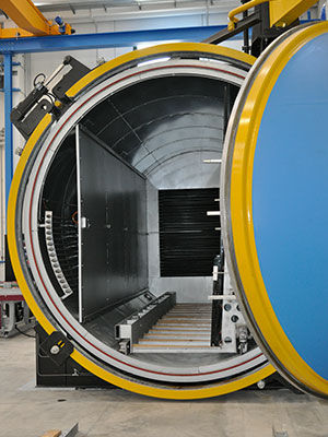 Process autoclave - max. 400 °C - TERRUZZI - vacuum / for laminated glass