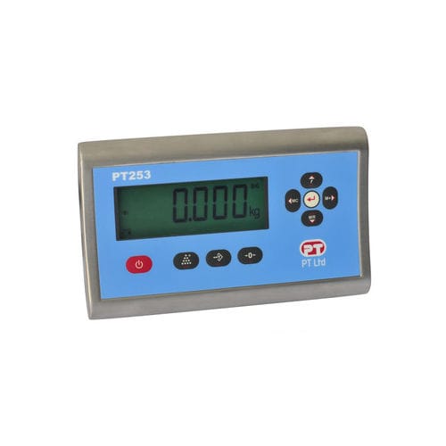 LCD display weight indicator - PT253 series - PT Limited - benchtop / panel-mount / IP65