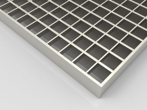 Steel grating - RH - Staco Polska Sp. z o.o. - pressed / heavy-duty / floor