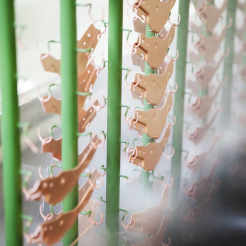 Electrolytic copper plating Collini Holding AG stainless steel / ISO 14001