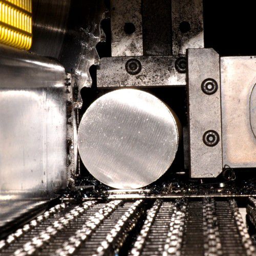 Saw cutting - Pomel Sp. z o.o. - non-ferrous metals / ferrous metals / ISO 9001