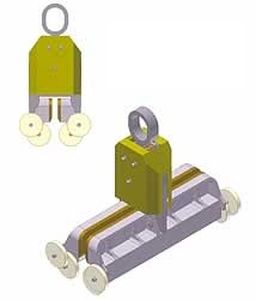 Glass plate lifting clamp - max. 500 kg | PB12 - Elephant - vertical