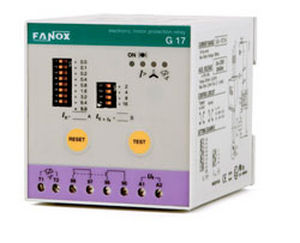 Overload relay - G/BG EEx - FANOX ELECTRONIC - phase sequence / phase unbalance / temperature