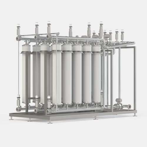 Pressure filtration unit - E2UF - E2PS GmbH - for water / water / stainless steel