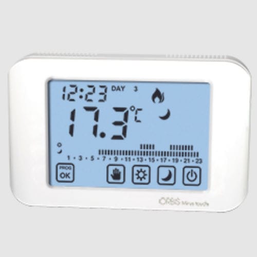 Electronic thermostat - MIRUS TOUCH - ORBIS TECNOLOGÍA ELÉCTRICA - surface-mount / AC / IP40