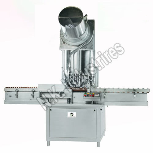 ROPP cap capping machine - NKCS series - N.K. INDUSTRIES - rotary / vacuum / continuous-motion