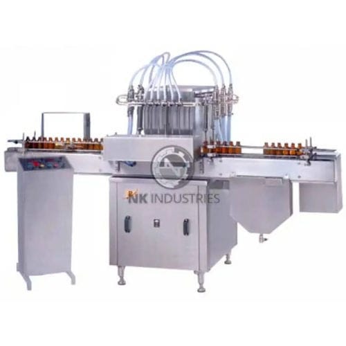 Automatic filling machine - NKLF-100 - N.K. INDUSTRIES - bottle / vial / for liquids