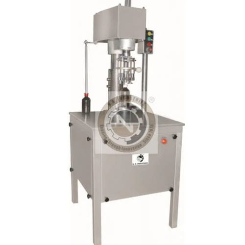 ROPP cap capping machine - NKCS-50R - N.K. INDUSTRIES - rotary / motorized / semi-automatic