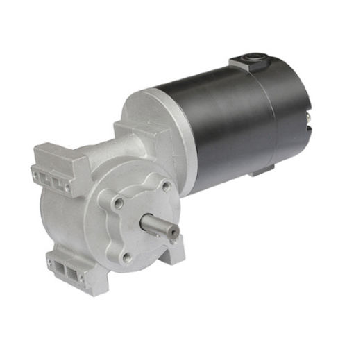 DC gear-motor - 76ZY24-73WJ - Zhejiang Dongzheng Motor Co., Ltd. - worm / right angle / 50 W...100 W