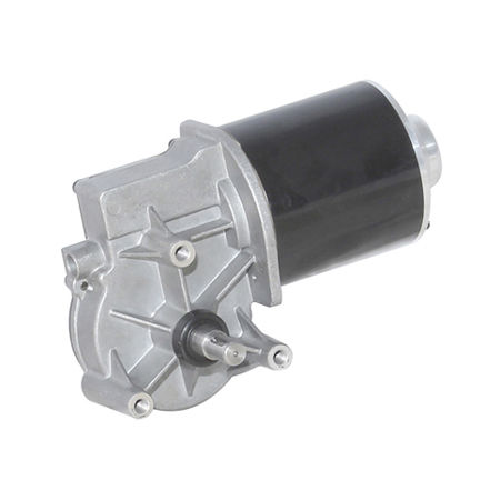 Worm gear-motor - 70ZY97-24180 - Zhejiang Dongzheng Motor Co., Ltd. - DC / permanent magnet / right angle