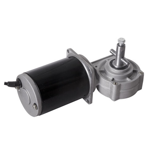 Right angle gear-motor - 80ZY112-3644 - Zhejiang Dongzheng Motor Co., Ltd. - DC / worm / 50 W...100 W