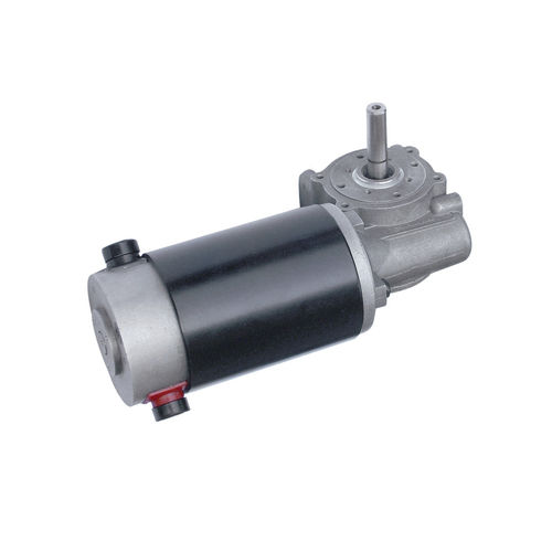 Worm gear-motor - 50JW/54ZY95 - Zhejiang Dongzheng Motor Co., Ltd. - DC / right angle / solid-shaft