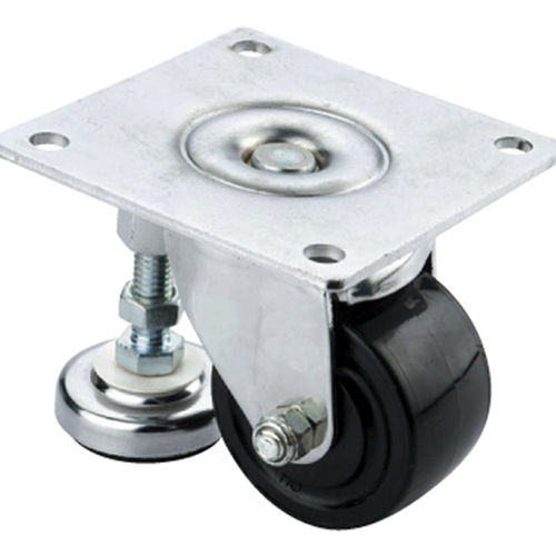 Swivel caster - AC series - Tai Sam Hardware Corporation - base plate / threaded stud / steel