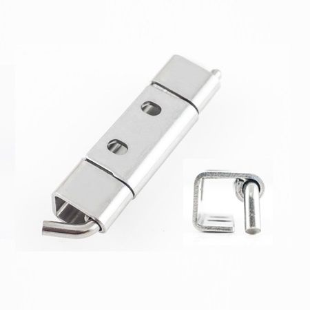 Concealed hinge - HGS-283-1 - Tai Sam Hardware Corporation - stainless steel / door / removable