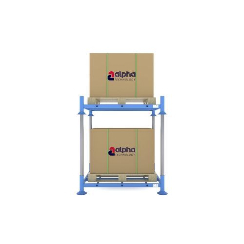 Steel pallet - Manurack 20 - Alpha Technology - Euro / transport / storage