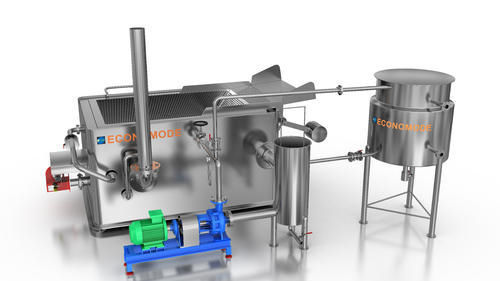 Batch industrial fryer - Economode Food Equipment (India) Pvt. Ltd. - for snacks / for pellets / rectangular