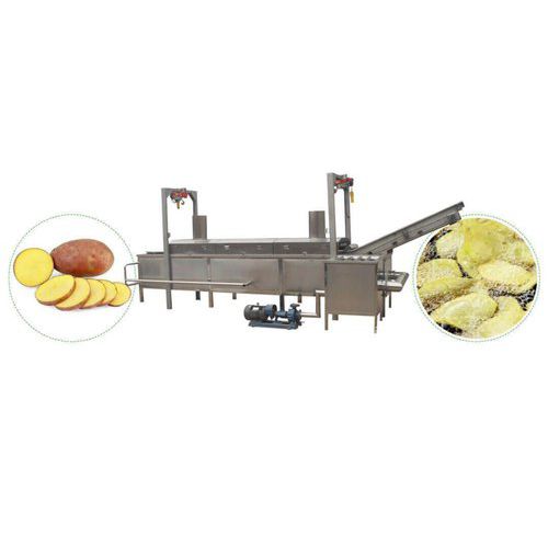 Continuous industrial fryer - Economode Food Equipment (India) Pvt. Ltd. - for potatoes / automatic