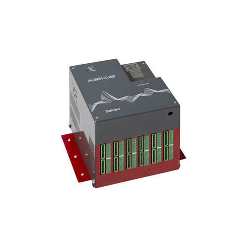 Building data acquisition system - DYMAS 24 ALBEN CUBE - SOLGEO SRL - voltage / vibration / speed