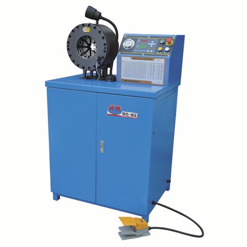 Hose crimping machine - KM-91C-6D - Handanshi Kangmai Hydraulic Equipment Co. Ltd. - automatic / hydraulic / high-capacity