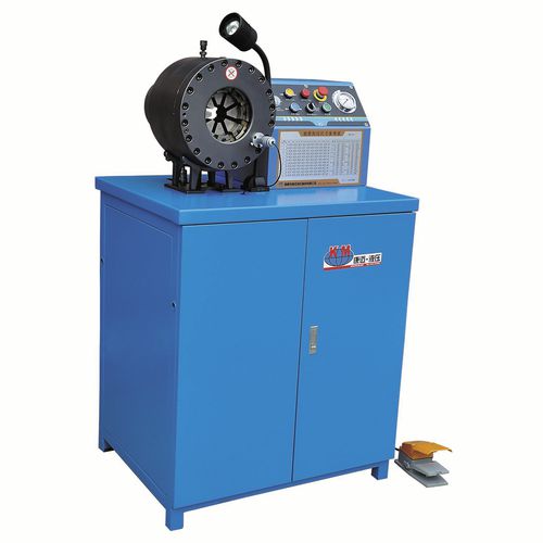 Hose crimping machine - KM-91C-6 - Handanshi Kangmai Hydraulic Equipment Co. Ltd. - semi-automatic / hydraulic / high-capacity