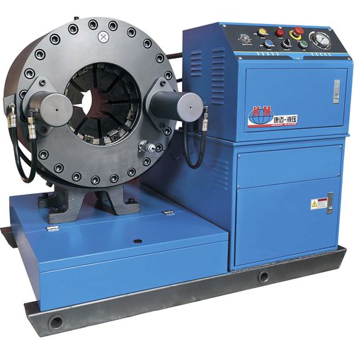 Hose crimping machine - KM-91F - Handanshi Kangmai Hydraulic Equipment Co. Ltd. - automatic / hydraulic / high-capacity