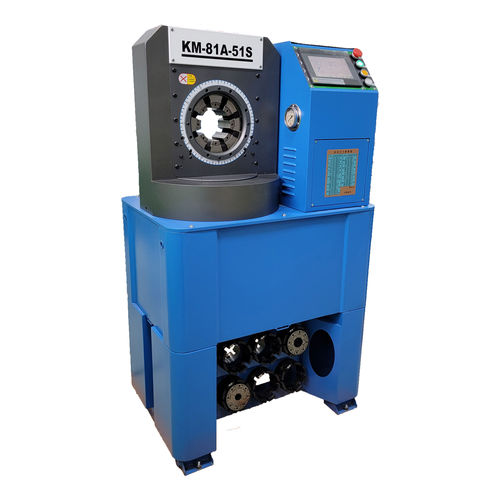 Hose crimping machine - KM-81A-51S - Handanshi Kangmai Hydraulic Equipment Co. Ltd. - hydraulic hose / automatic / hydraulic