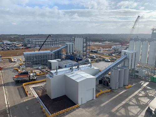 Stationary concrete batching plant - K 200 - MEKA Crushing Screening and Concrete Batching Technologies - twin-shaft