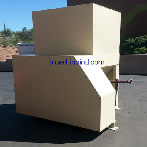 Stationary waste compactor - 10 HP - Blue Rhino Industries of America - screw