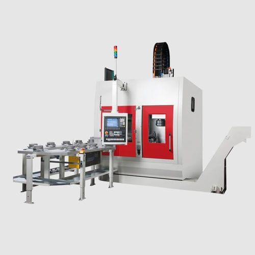 CNC turning center - UNIVERTOR AM - J.G. WEISSER SÖHNE - 2-axis / column type / 2-spindle