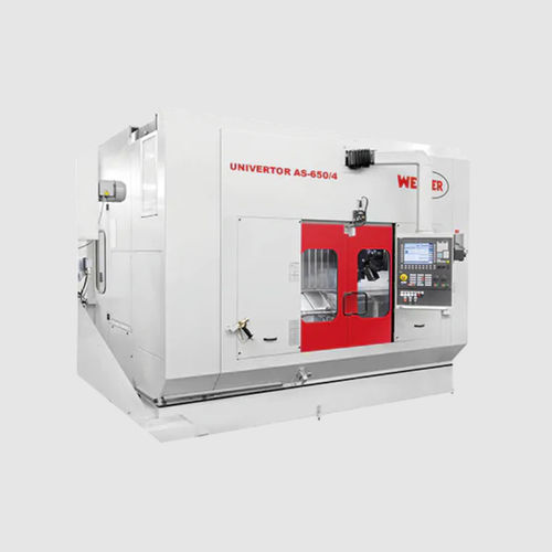 CNC turning center - UNIVERTOR AS - J.G. WEISSER SÖHNE - column type / 12 tools / for shaft machining