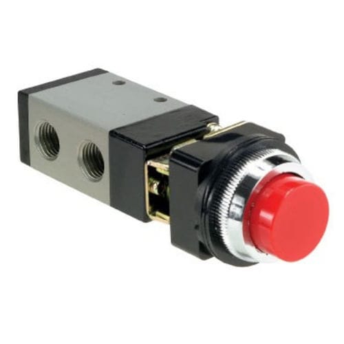 Spool pneumatic directional control valve - MaxAir 1/4"  - ARO, Ingersoll Rand - pneumatically-operated / aluminium