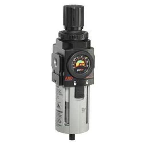 Compressed air filter-regulator - 2000   - ARO, Ingersoll Rand - coalescing / polycarbonate / modular