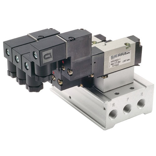 Spool pneumatic directional control valve - Sierra series - ARO, Ingersoll Rand - pneumatically-operated / compact / miniature